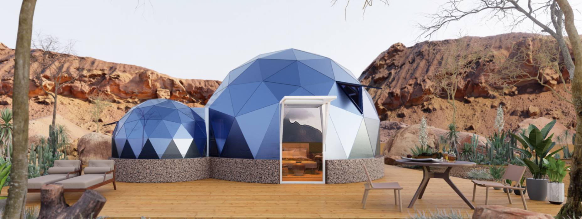 冕宁县球形智能光伏玻璃星空房